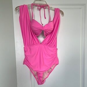 Cupshe Bright Pink Swimsuit
